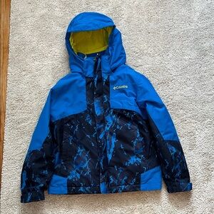 Columbia Kids Size 4T-5T (XS) Raincoat with Removable Fleece Jacket